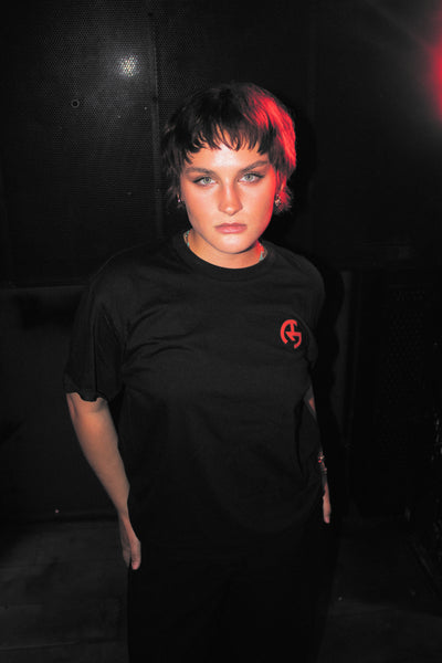 RS 20 YEARS LOGO T BLACK / RED