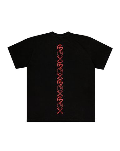 RS 20 YEARS LOGO T BLACK / RED