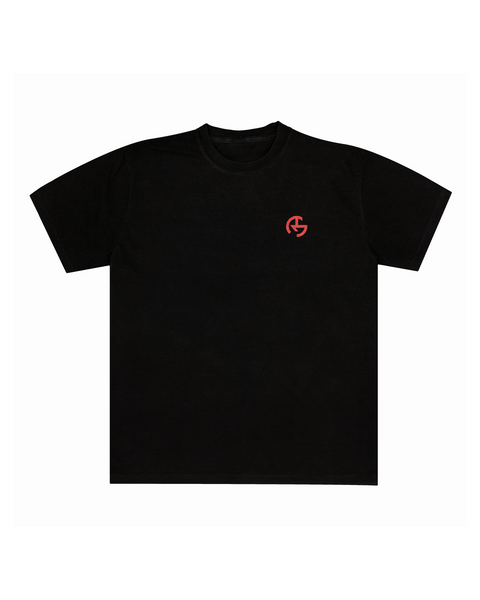 RS 20 YEARS LOGO T BLACK / RED