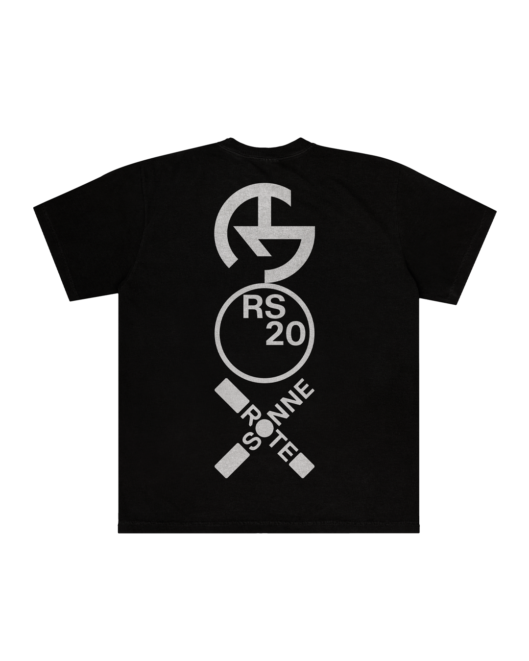 RS 20 YEARS LOGO T BLACK / WHITE