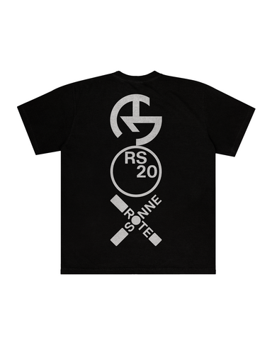 RS 20 YEARS LOGO T BLACK / WHITE